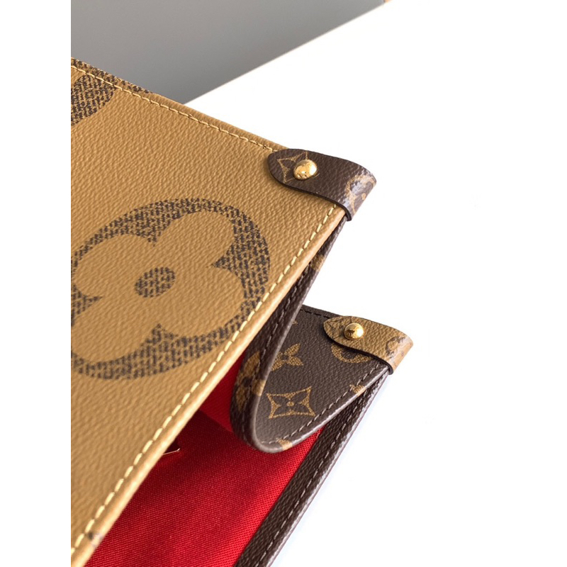 💎Túi LV ONTHEGO SIEU CAP - size 41*24*19cm - Da canvas phối da bò nhập khẩu