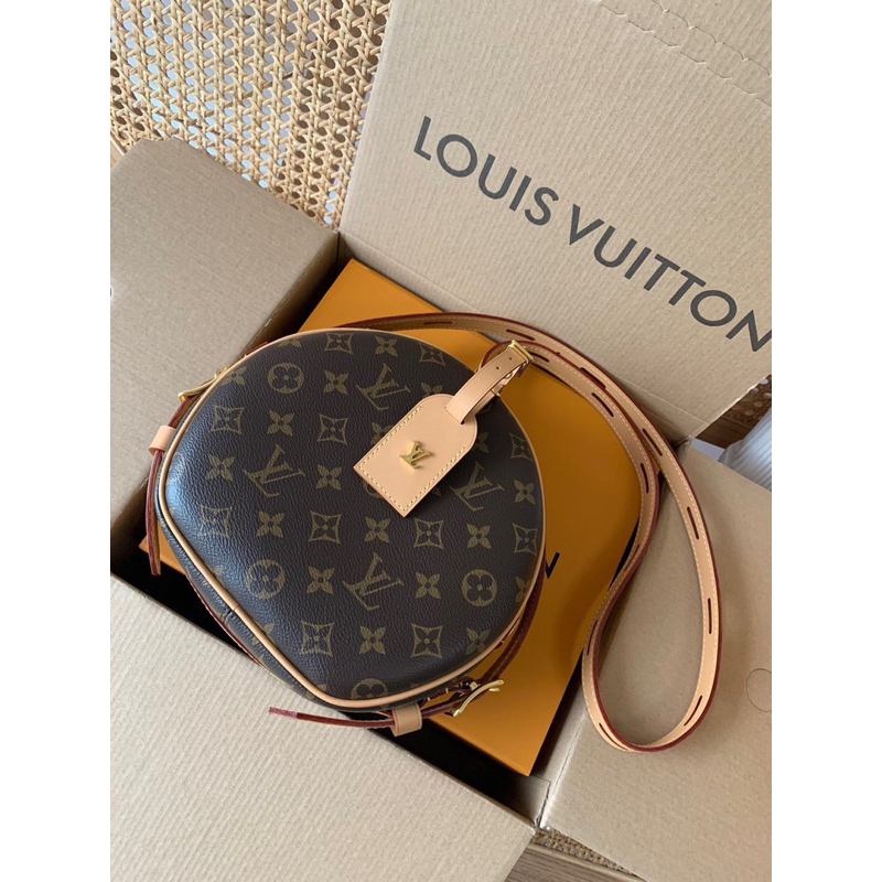 💎Túi LV BOITE CHAPEAU SIEU CAP - Size 22.5*20*8cm - Da canvas phối da bò nhập khẩu