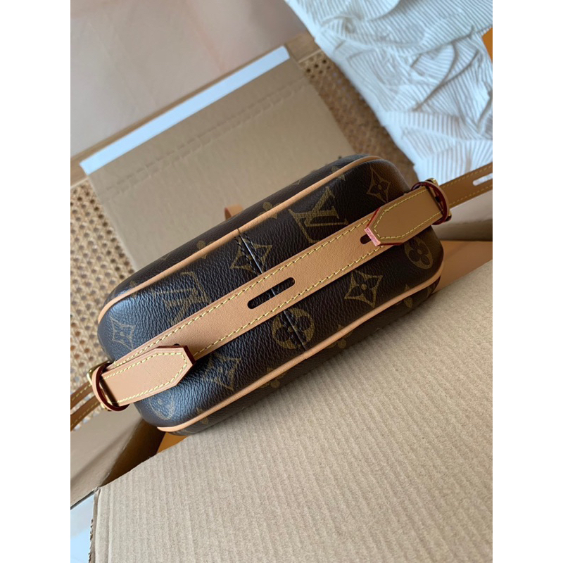 💎Túi LV BOITE CHAPEAU SIEU CAP - Size 22.5*20*8cm - Da canvas phối da bò nhập khẩu