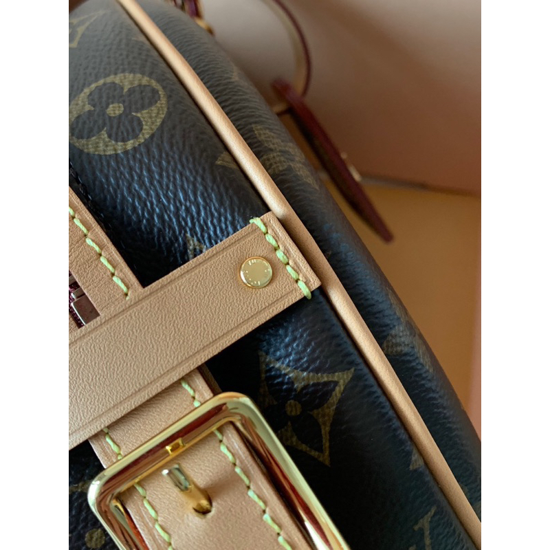 💎Túi LV BOITE CHAPEAU SIEU CAP - Size 22.5*20*8cm - Da canvas phối da bò nhập khẩu