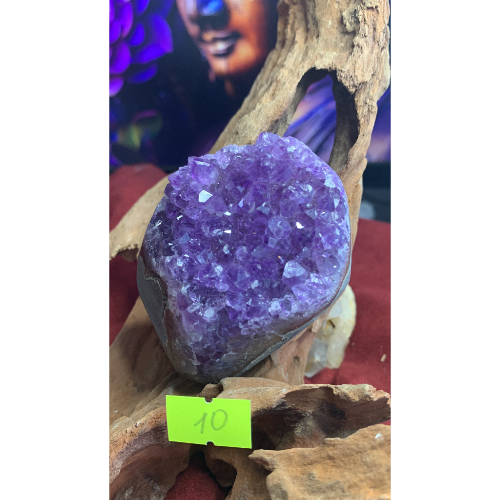 Hốc hoa đá stone Natural Thạch Anh tím Amethyst AAA lắp lánh Natural thiên nhiên năng lượng vũ trụ cao mã số 10