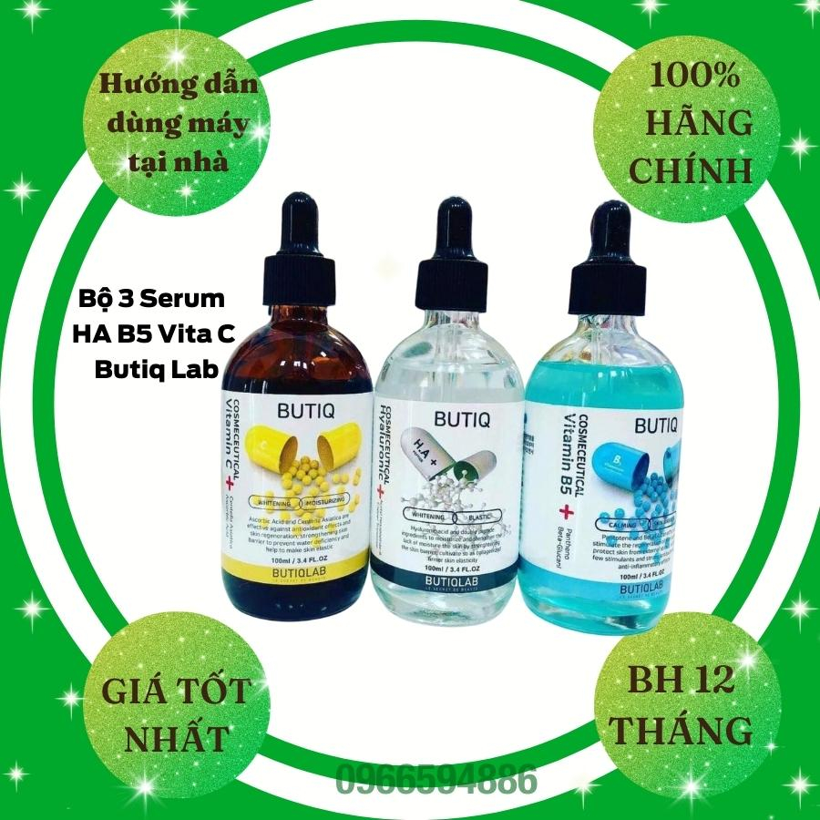 Bộ 3 Serum HA B5 vitamin C hàn quốc,hydro serum B5 chuyên dùng trong spa,thẩm mỹ viện