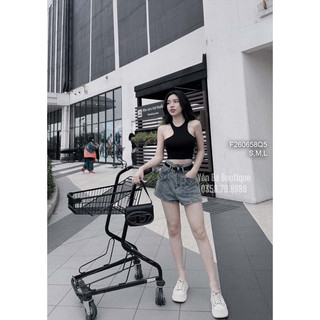 Về sll 🌺 quần short jean lưng cao 2 nút phối túi kiểu trước ! hàng vnxk