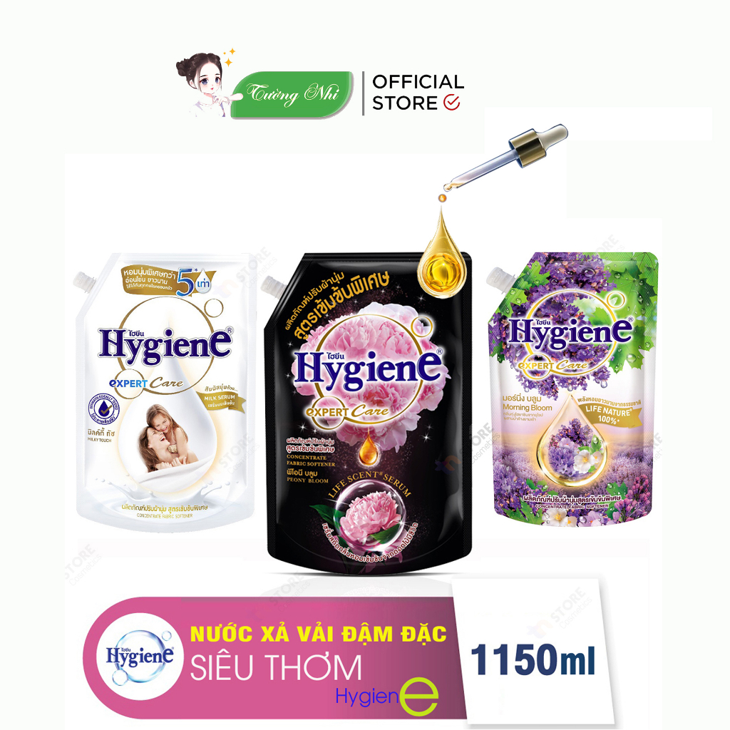 Nước xả vải Hygiene Thái Lan đậm đặc lưu hương lâu hơn  1150ML - 1300ML