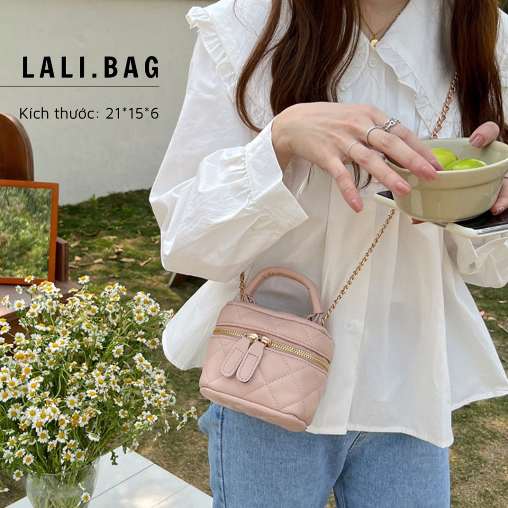 Túi xách dáng hộp mini da mềm mịn siêu sang chảnh T113
