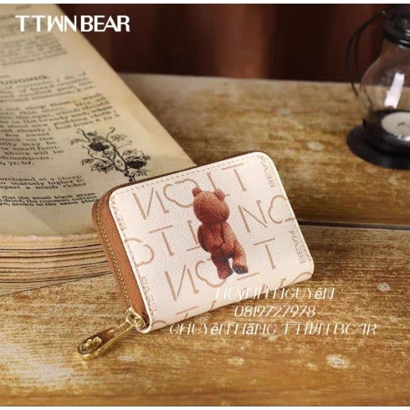 ví mini ttwn bear chính hãng