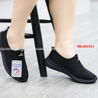 Giày Lười Nữ Anh Khoa A913-1 đế đúc liền siêu bền, chuyên dùng đi bộ, thể dục, du lịch, dạo phố, chống hôi chân