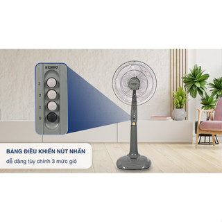  Quạt đứng Senko DH1600 Quạt đứng Senko DH1600 công suất 47W,3 cánh quạt đường kính 39 cm 