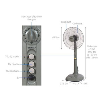 Quạt đứng senko dh1600
