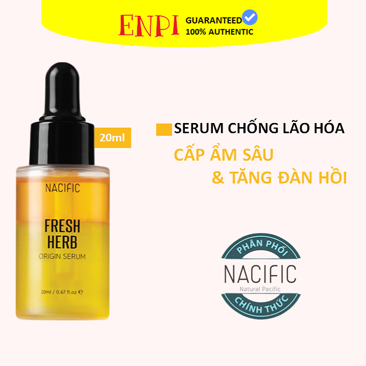 Tinh chất chống lão hoá Nacific Fresh Herb Origin Serum 20ml