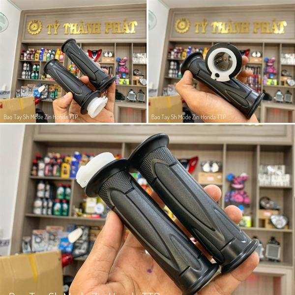 Bao tay SH Mode Đen 1 dây ga