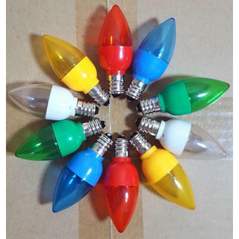 Bóng đèn led trái ớt, bóng đèn bàn thờ 1w