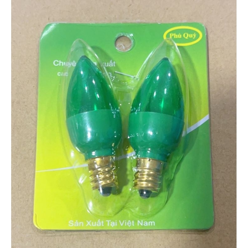 Bóng đèn led trái ớt, bóng đèn bàn thờ 1w