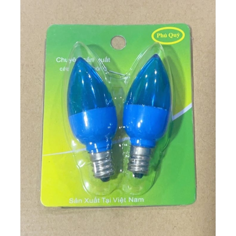 Bóng đèn led trái ớt, bóng đèn bàn thờ 1w