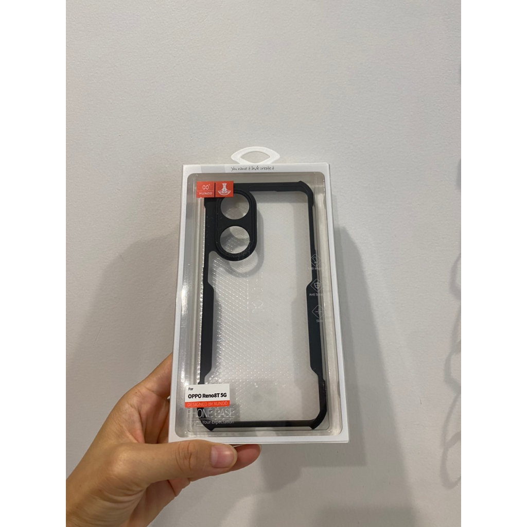 Ốp Lưng chính hãng Xundd cho oppo Reno 8T 4G/ Reno 8T 5G  - Màu đen Kiểu Dáng thể thao, chống sốc