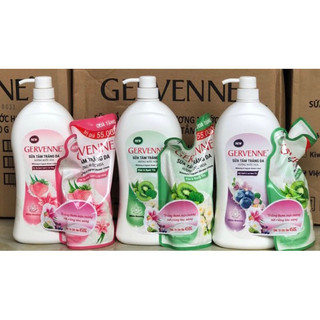 Sữa tắm Gervenne 1.200g tặng túi sữa tắm 450g