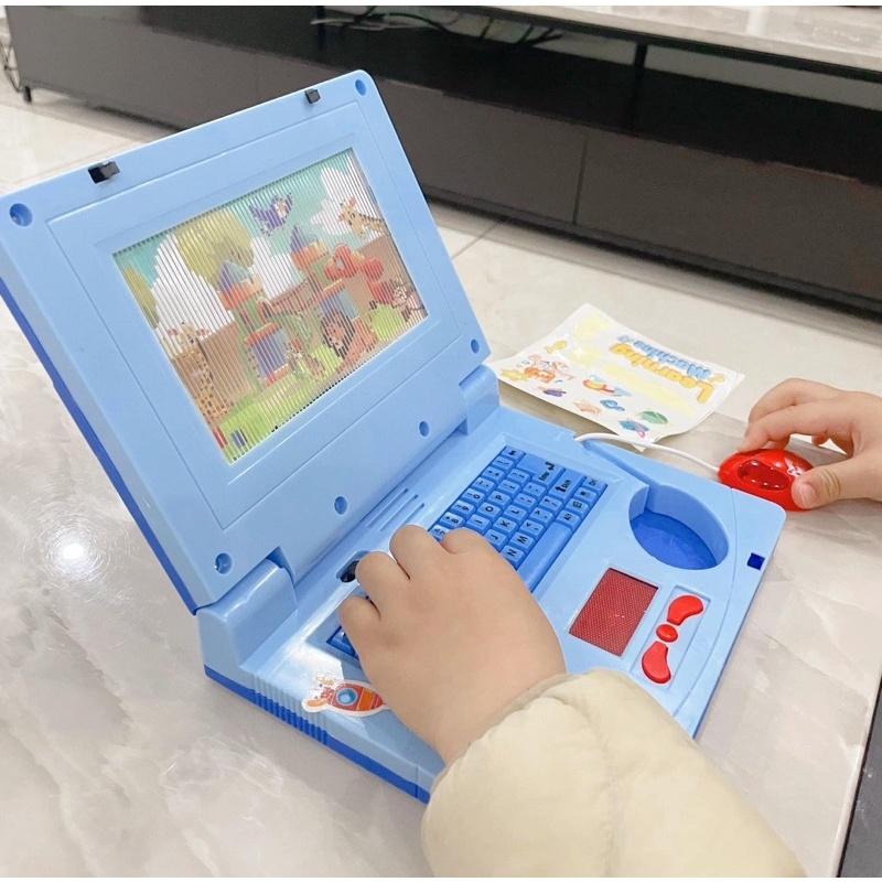 Đồ chơi Laptop cho bé, có nhạc, đèn và chuột