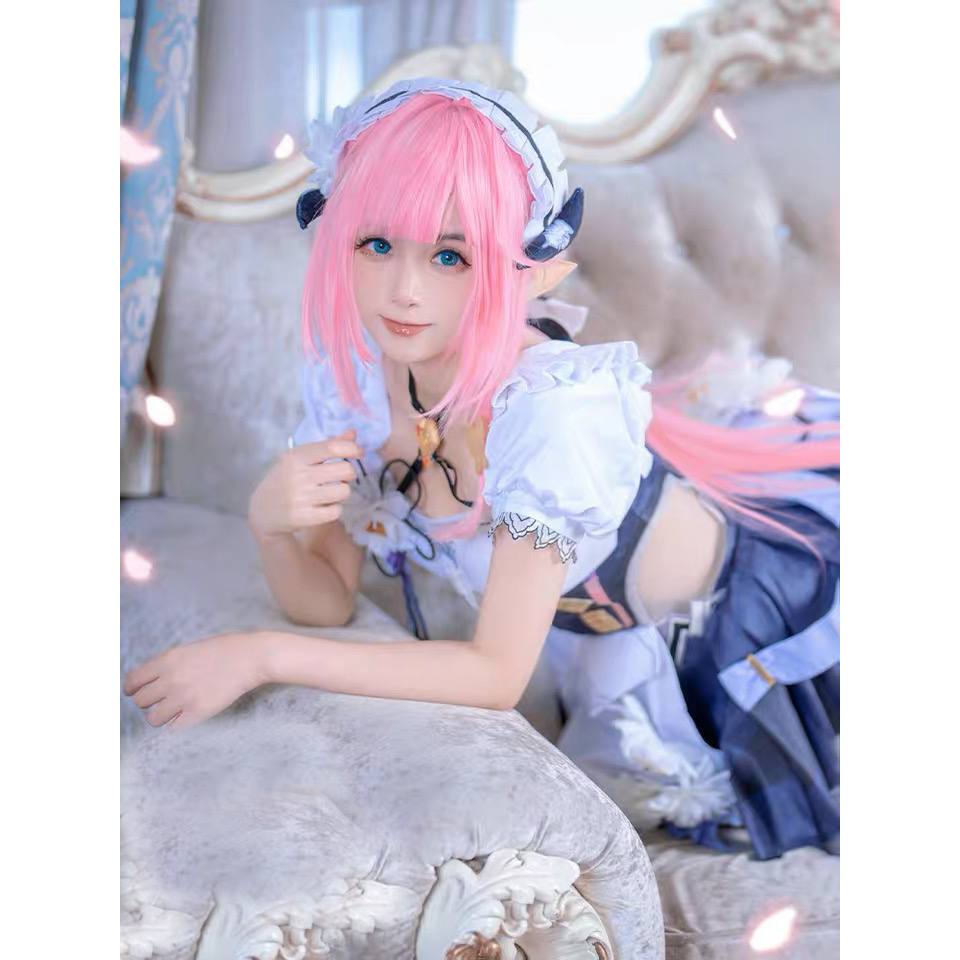 Trang phục COSPLAY Elysia ver Maid trong Honkai Impact 3
