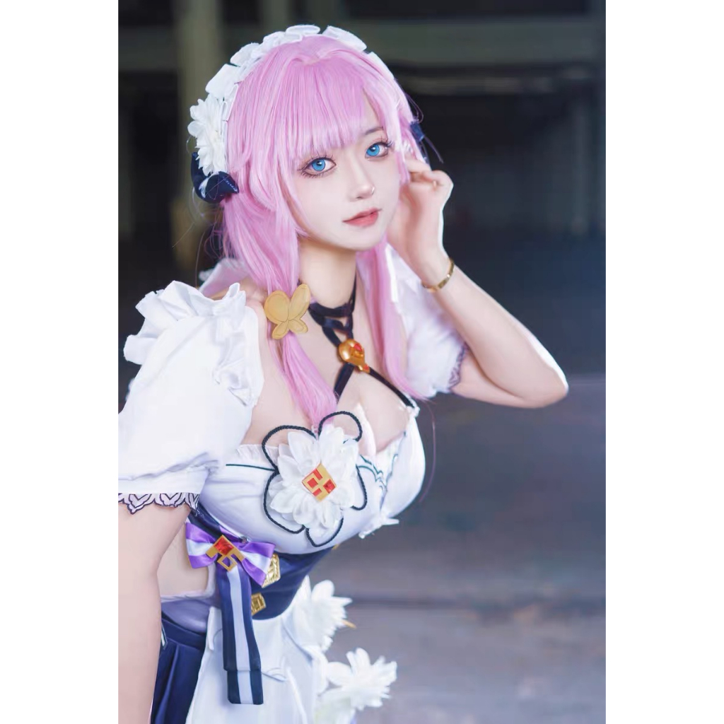 Trang phục COSPLAY Elysia ver Maid trong Honkai Impact 3