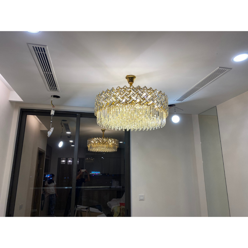 Đèn thả DAVID pha lê kiểu dáng độc đáo, hiện đại trang trí nhà cửa, quán cafe