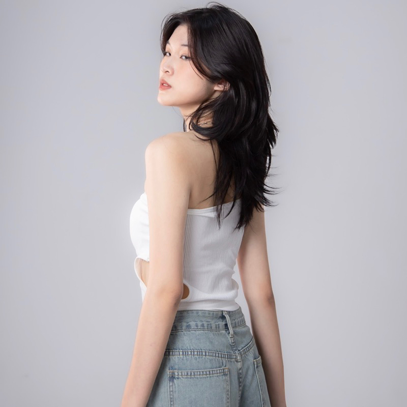 Áo thun cut-out croptop Playdate TOP