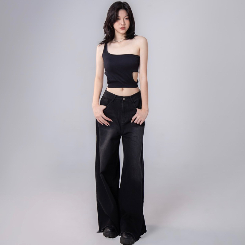 Áo thun cut-out croptop Playdate TOP