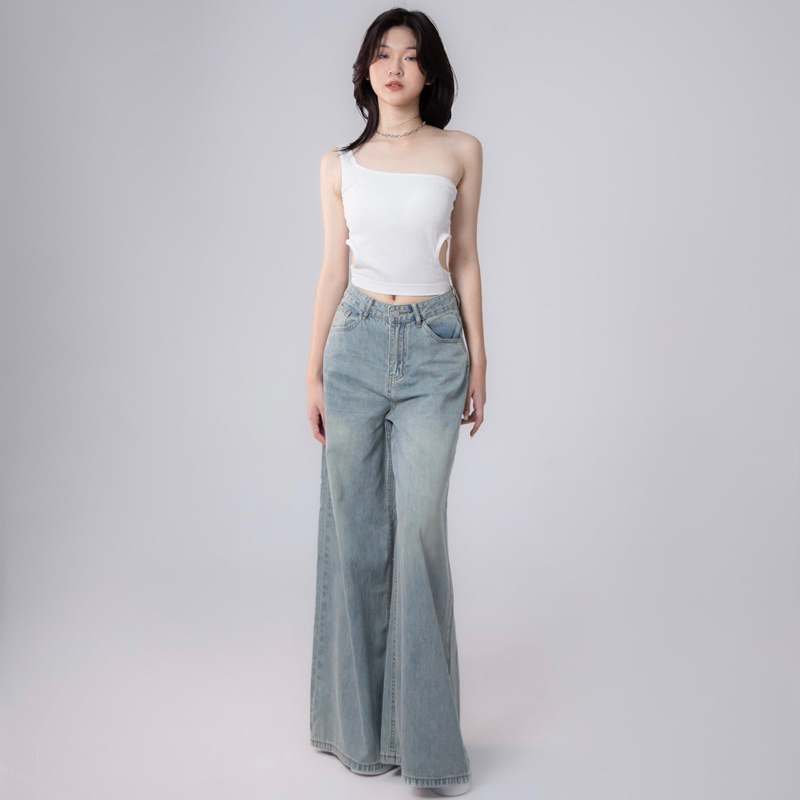 Áo thun cut-out croptop Playdate TOP