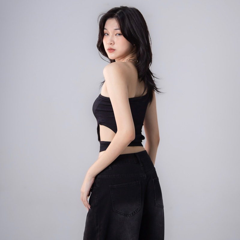 Áo thun cut-out croptop Playdate TOP