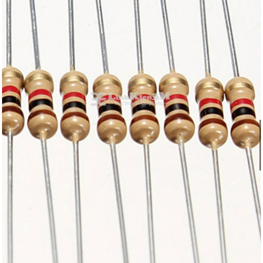 Điện trở 1k 1/4w (gói 50 con)