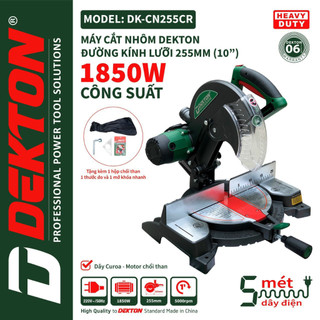 Máy cắt nhôm Dekton cắt gỗ dekton DK-255cr 255mm máy chưa bao gồm lưỡi