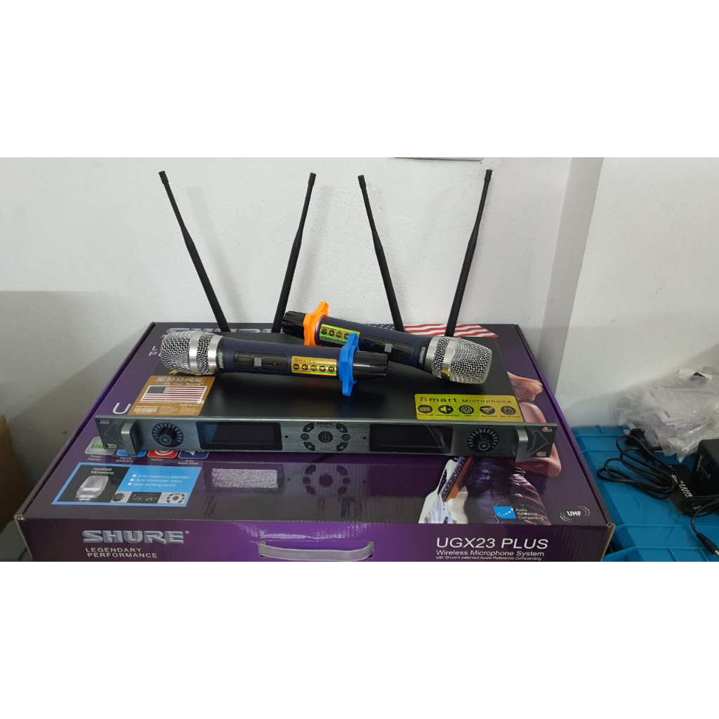 Micro không dây cao cấp ShurUGX23 PLUS-Micro không dây Chuyên dùng cho sự kiện TỰ NGẮT