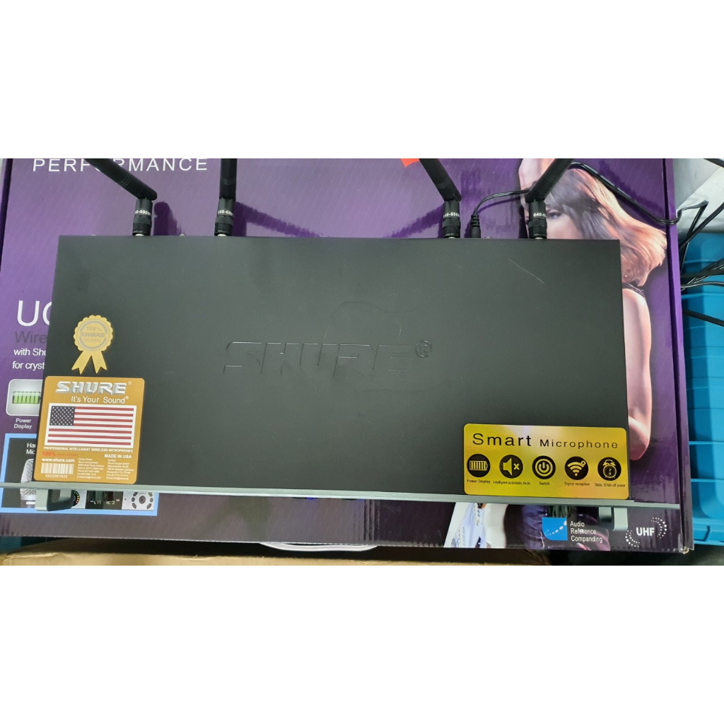Micro không dây cao cấp ShurUGX23 PLUS-Micro không dây Chuyên dùng cho sự kiện TỰ NGẮT