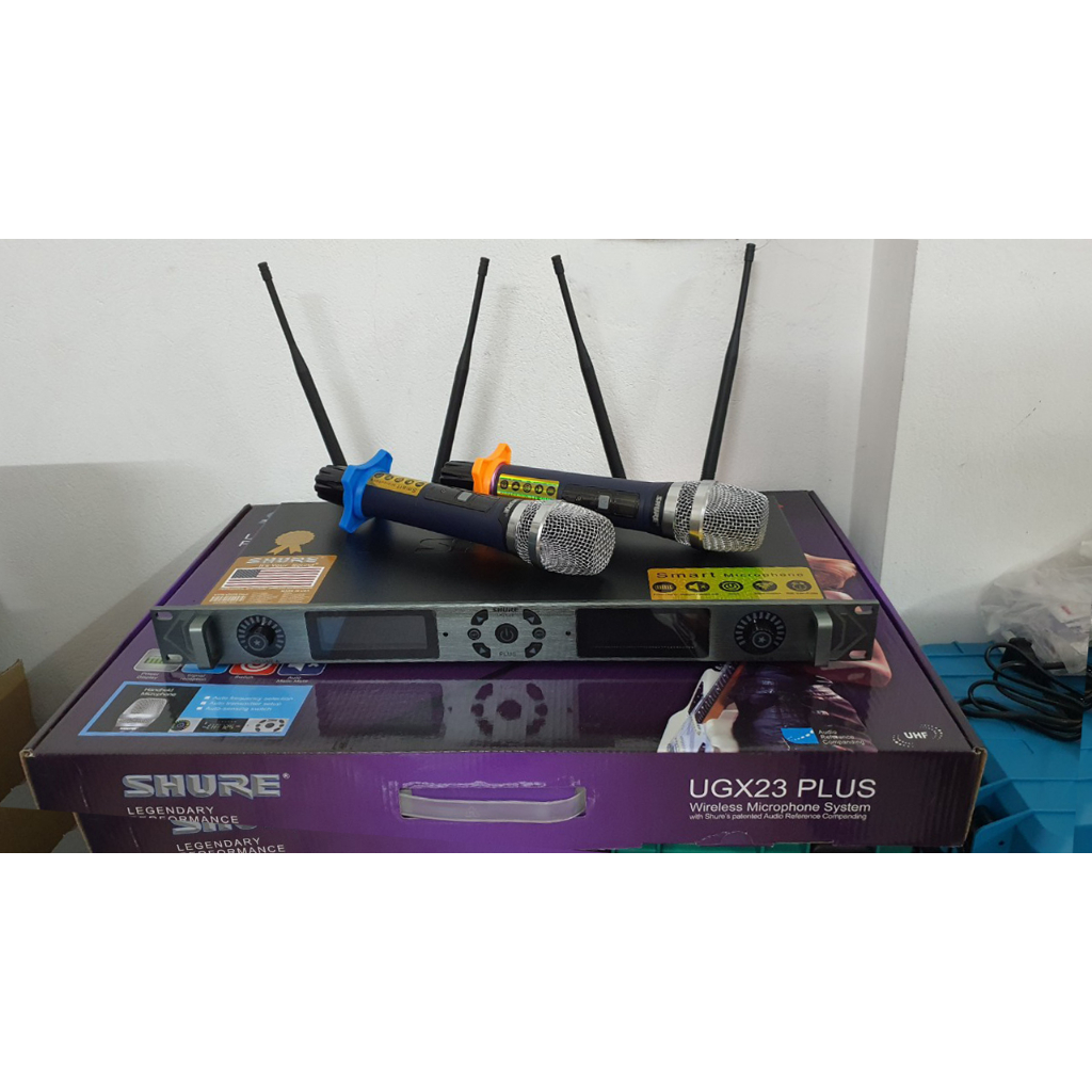 Micro không dây cao cấp ShurUGX23 PLUS-Micro không dây Chuyên dùng cho sự kiện TỰ NGẮT