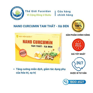 Nano Curcumin Tam Thất Xạ Đen - HVQY - Sản phẩm cho sức khỏe