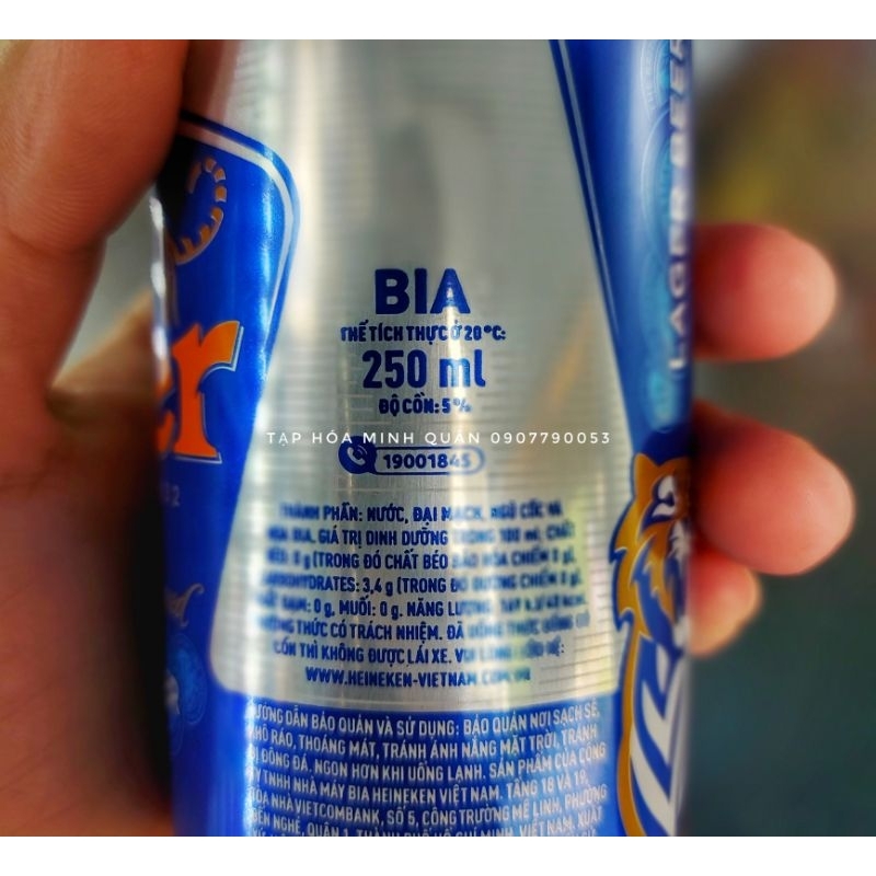 THÙNG TIGER NÂU 250ML X 24 LON