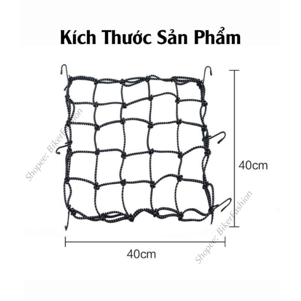 Lưới ràng bình xăng - Lưới Chằng Đồ Loại Cao Cấp Có Phản Quang Đi Đêm