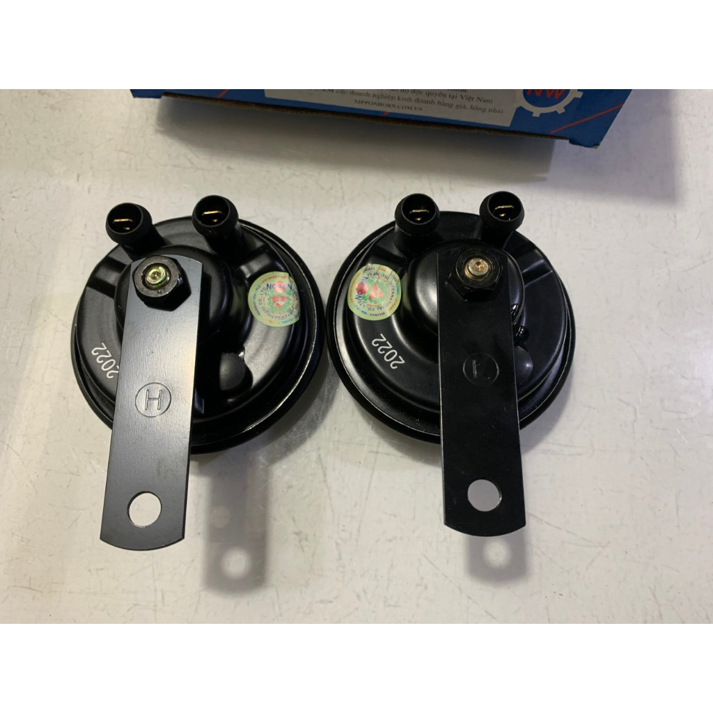 Bộ 2 Cái Kèn Dĩa, Còi Dĩa Northwest Đức 12V-24V Bắt Cho Xe Oto Du Lịch, Xe Tải,..