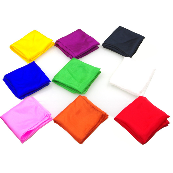 Ảo thuật khăn lụa tơ tằm biểu diễn 60x60cm hàng nhập chuẩn siêu mỏng (có hướng dẫn)