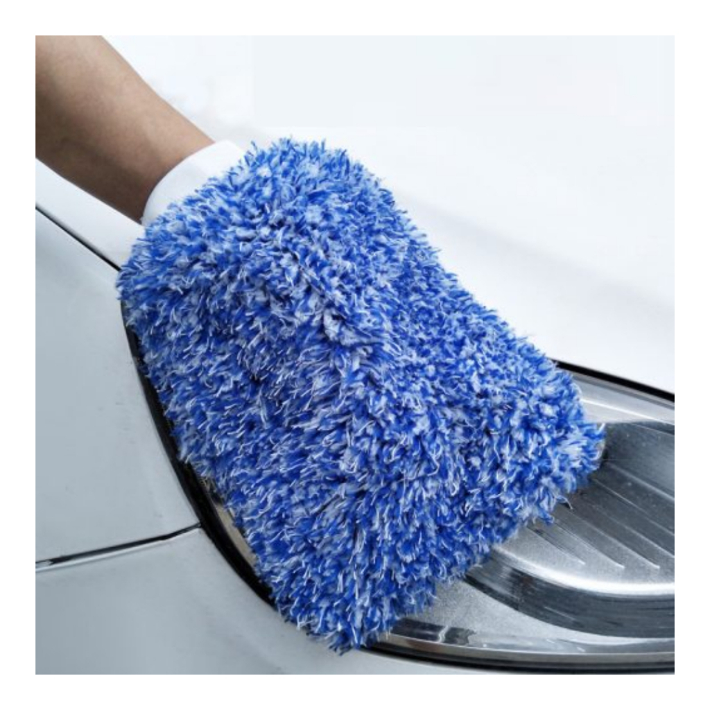 Găng rửa xe sợi nhung san hô cao cấp