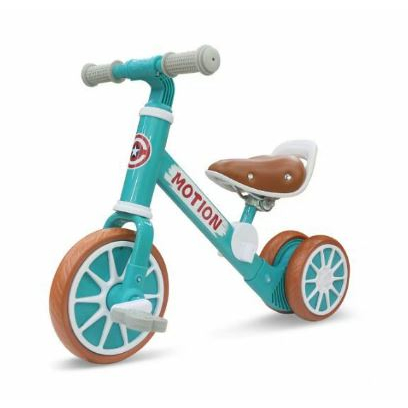 Xe MOTION Cho Bé 3 Bánh Chòi Chân Tự Cân Bằng Kết Hợp Xe Đạp Có Yên Da Cao Cấp khung thép, ghế da cho trẻ em