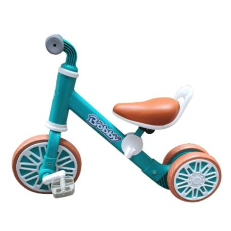 Xe MOTION Cho Bé 3 Bánh Chòi Chân Tự Cân Bằng Kết Hợp Xe Đạp Có Yên Da Cao Cấp khung thép, ghế da cho trẻ em