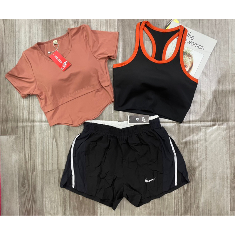 Áo croptop bra kèm mút tập gym yoga aerobic chất co giãn thấm hút mồ hôi