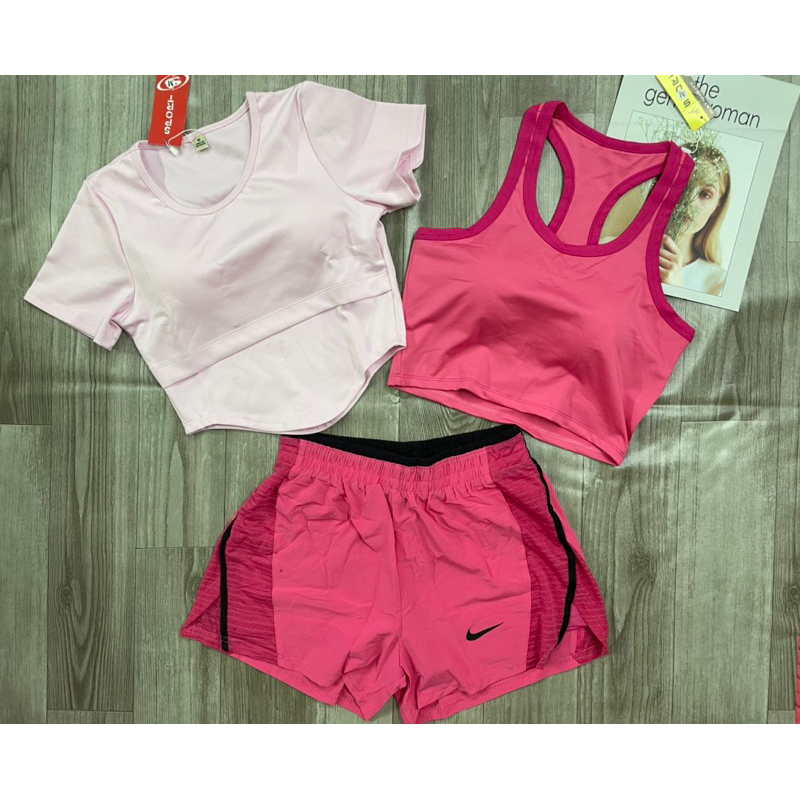 Áo croptop bra kèm mút tập gym yoga aerobic chất co giãn thấm hút mồ hôi