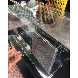 Chuồng Hộp Nuôi Bò Sát Côn Trùng, Chuột Hamster, Nhện Cỡ Lớn Mica Trong (dạng lắp ghép, cắt kích cỡ theo yêu cầu