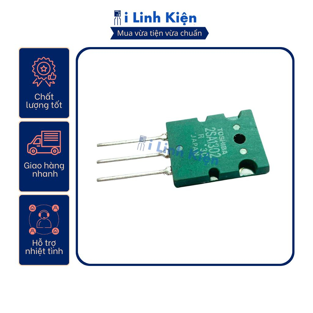 Cặp sò 2SA1302 2SC3281 Transistor 15A 200V tháo máy chất lượng tốt.