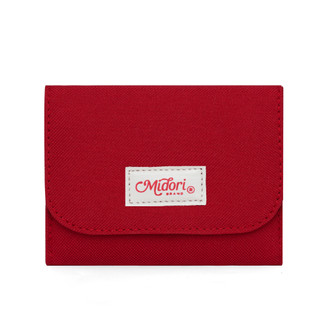 Ví đựng thẻ nam nữ gập đôi Night Lights unisex Polyester kháng nước Local brand Chính Hãng Midori M Studio