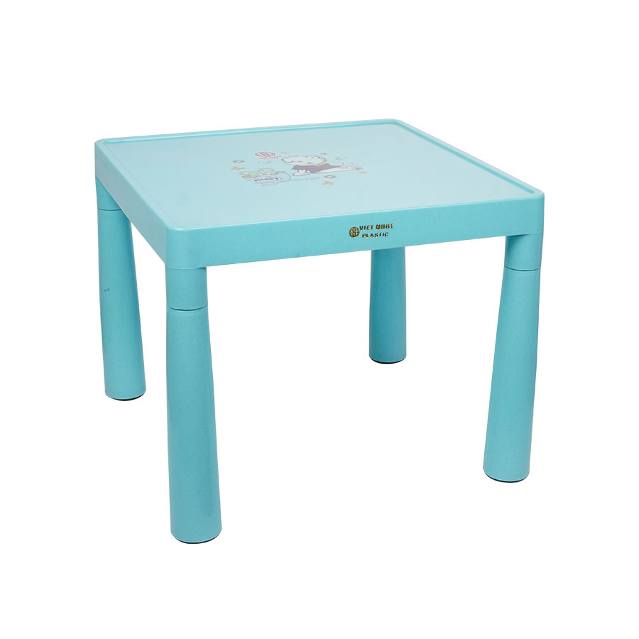 Bàn nhựa học sinh mẫu giáo - 4 chân tháo rời