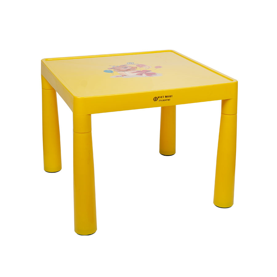 Bàn nhựa học sinh mẫu giáo - 4 chân tháo rời