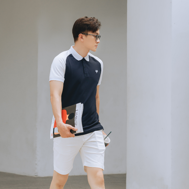Áo polo nam HAFOS CLASSY vải Cotton cao cấp