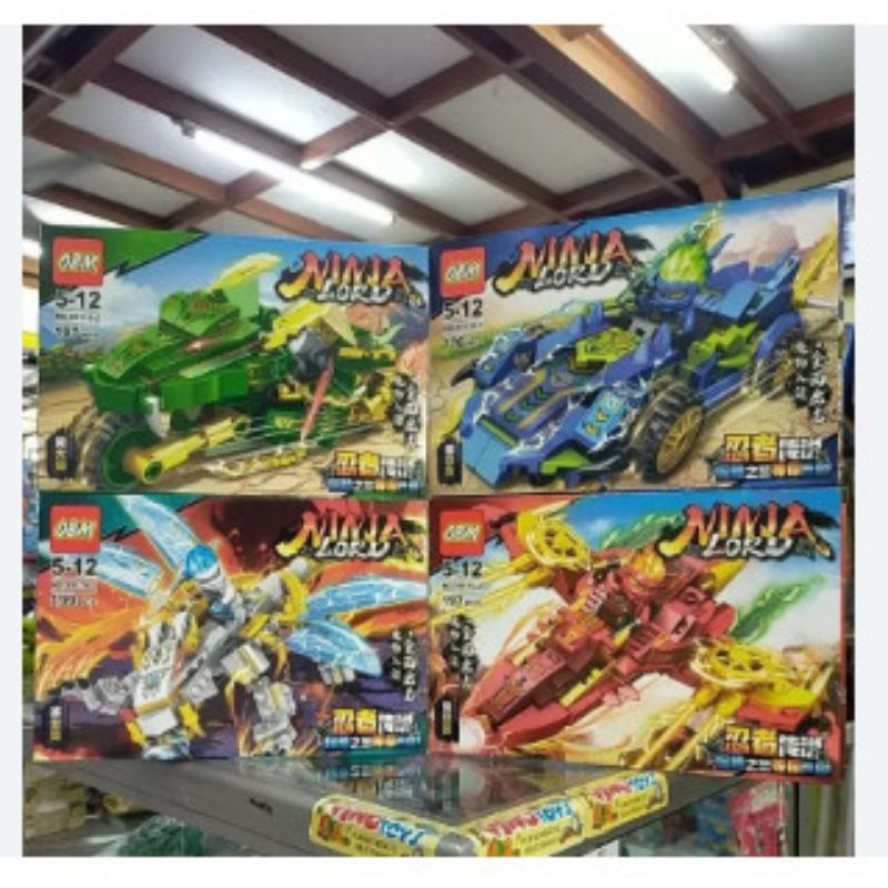 Đồ chơi ninjago  lắp ghép mô hình ô tô máy bay người máy robot thông minh